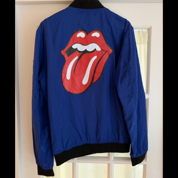 rolling stones denim jacket zara